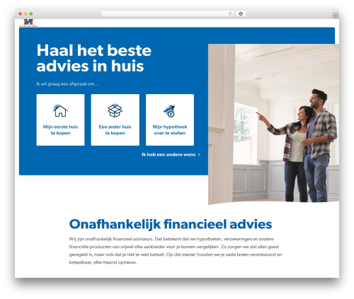 Van Ons Theme theme WordPress - huis-hypotheek.nl