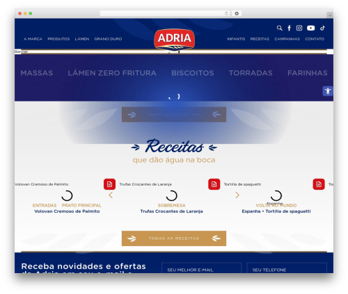 WordPress theme Adria - www.adria.com.br