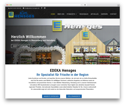 WordPress theme Divi - edeka-hensges.de