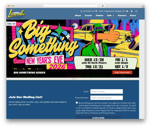 Rhp slides WordPress plugin - lincolntheatre.com