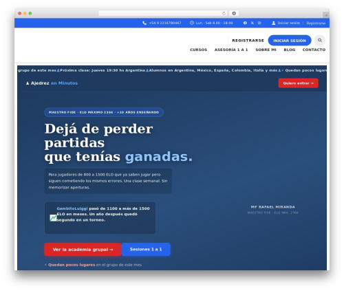 Masterstudy elementor widgets WordPress plugin - ajedrezenminutos.com