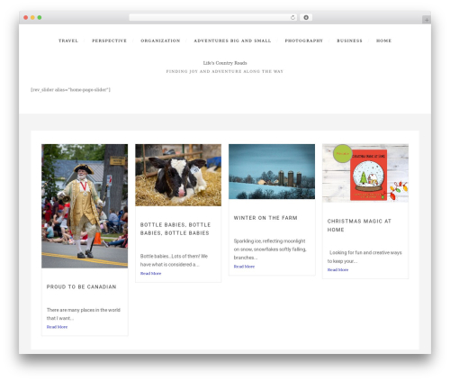 WordPress theme Sublime-Theme - lifescountryroads.com