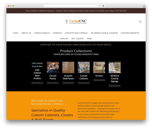 Basel WordPress ecommerce theme - cnc-panels.com