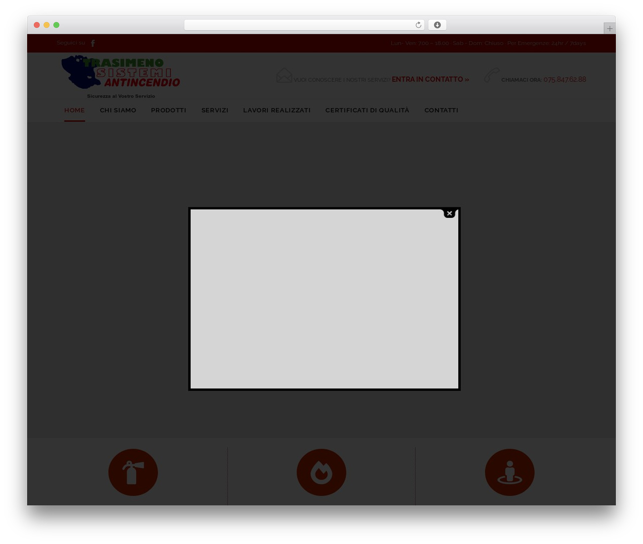 Construction WordPress theme - trasimenoantincendi.com