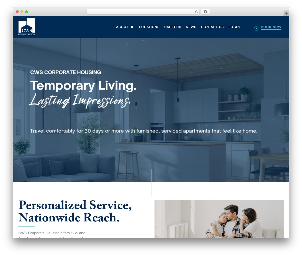 Creativa WordPress theme - cwshousing.com