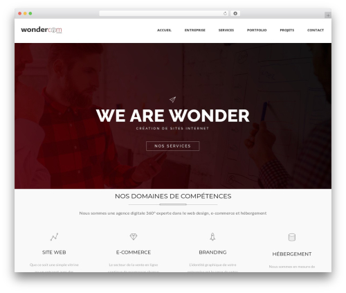 Cumulo theme WordPress - wondercom.ch