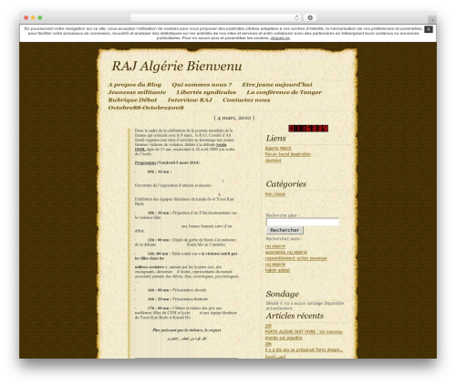 DaVinci-Code theme WordPress - rajalgerie.unblog.fr