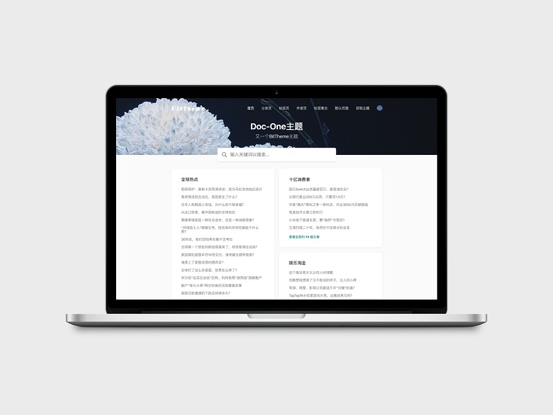 Doc-One WordPress website theme by BitTheme