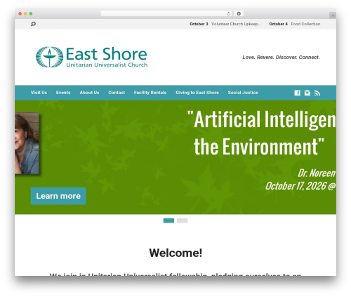 Add to calendar button WordPress plugin - eastshore.org