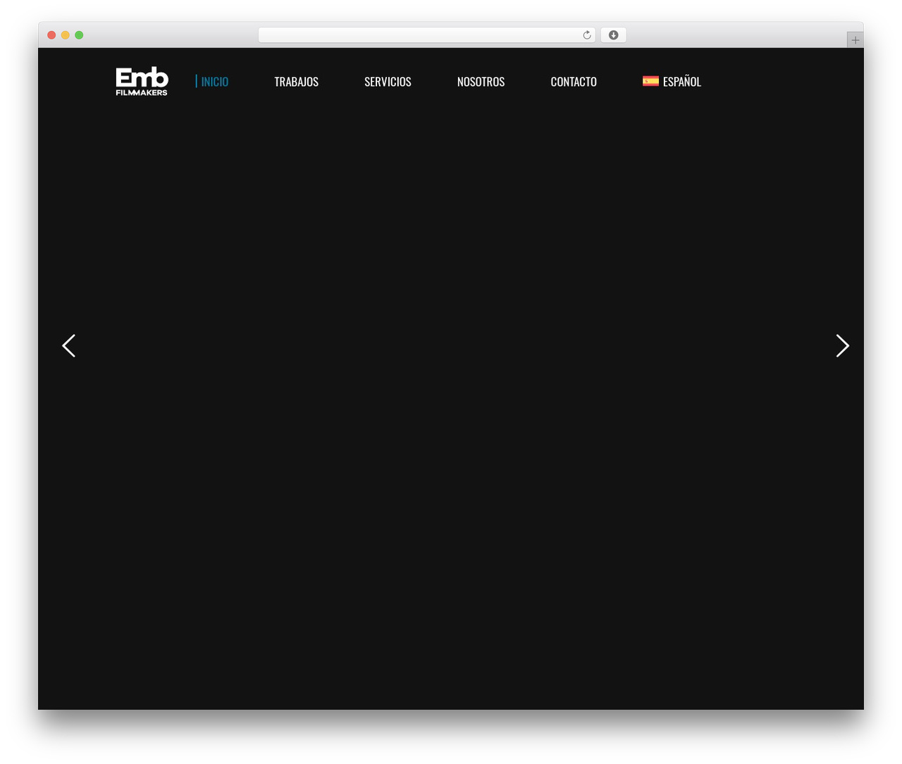 FirstFrame theme WordPress - embfilmmakers.com