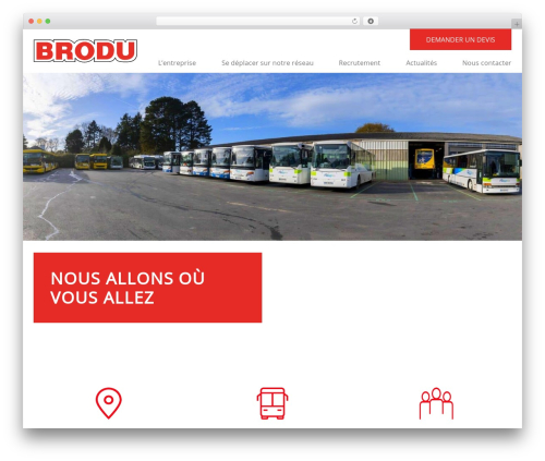 IC Master WP theme - transports-brodu.com