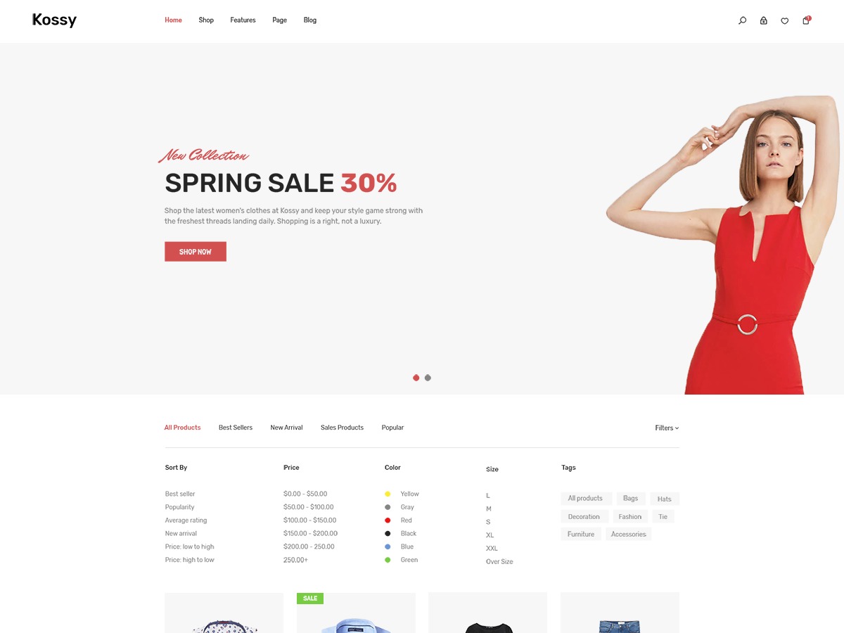 Kossy WordPress theme Kossy WordPress theme