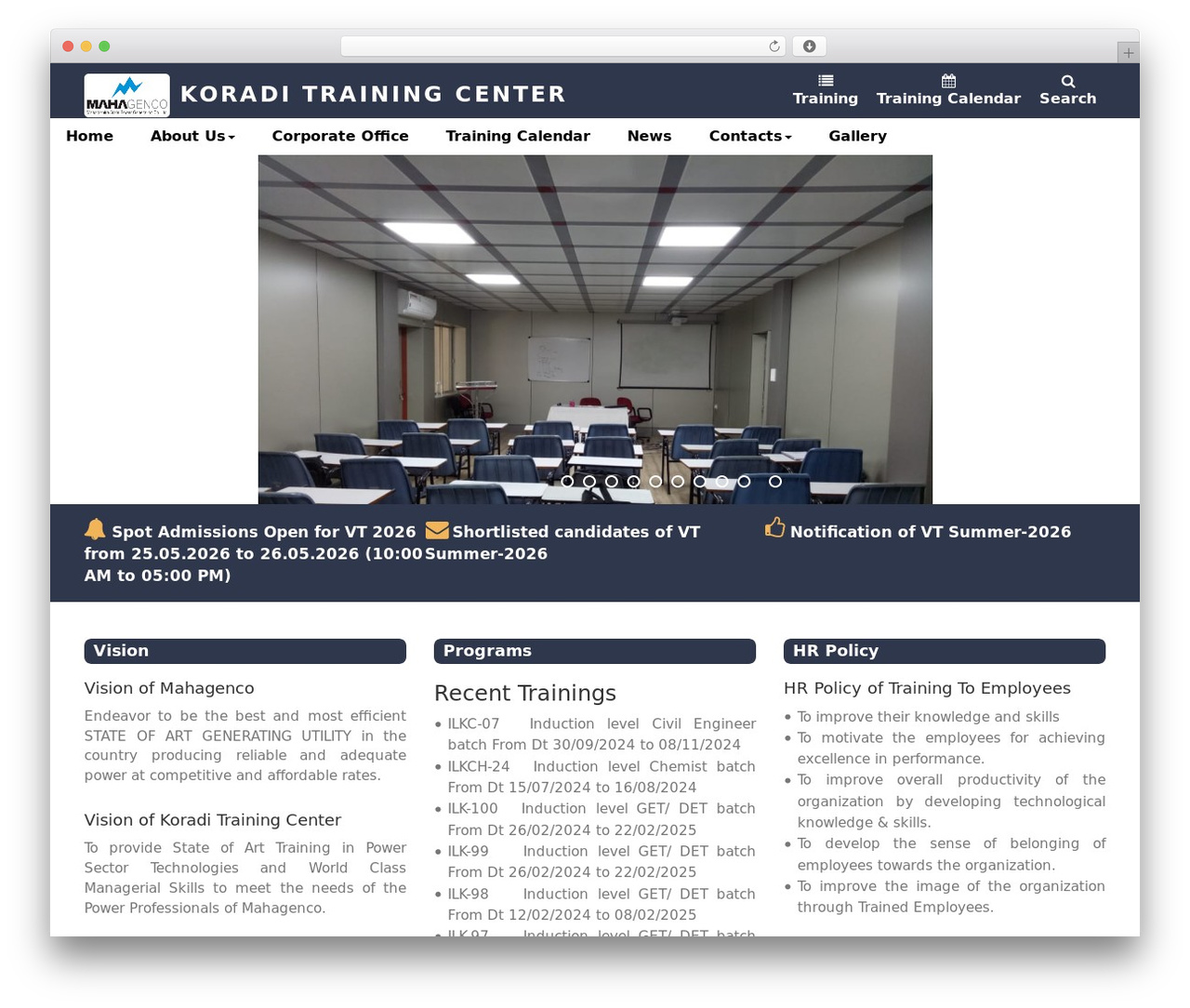 KTC WordPress theme - ktcmahagenco.com