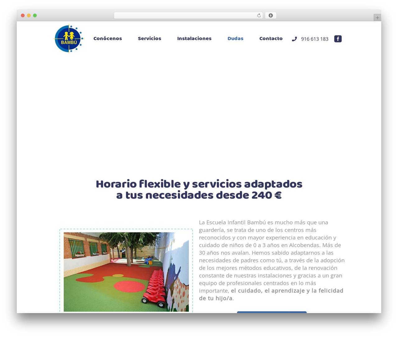 Lilo theme WordPress - escuelainfantilbambu.com
