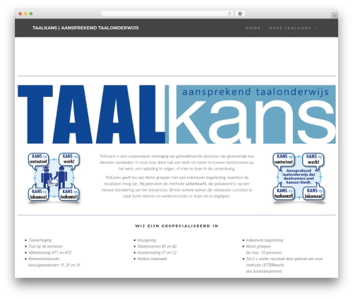 Phoenix WordPress theme - taalkans.nl