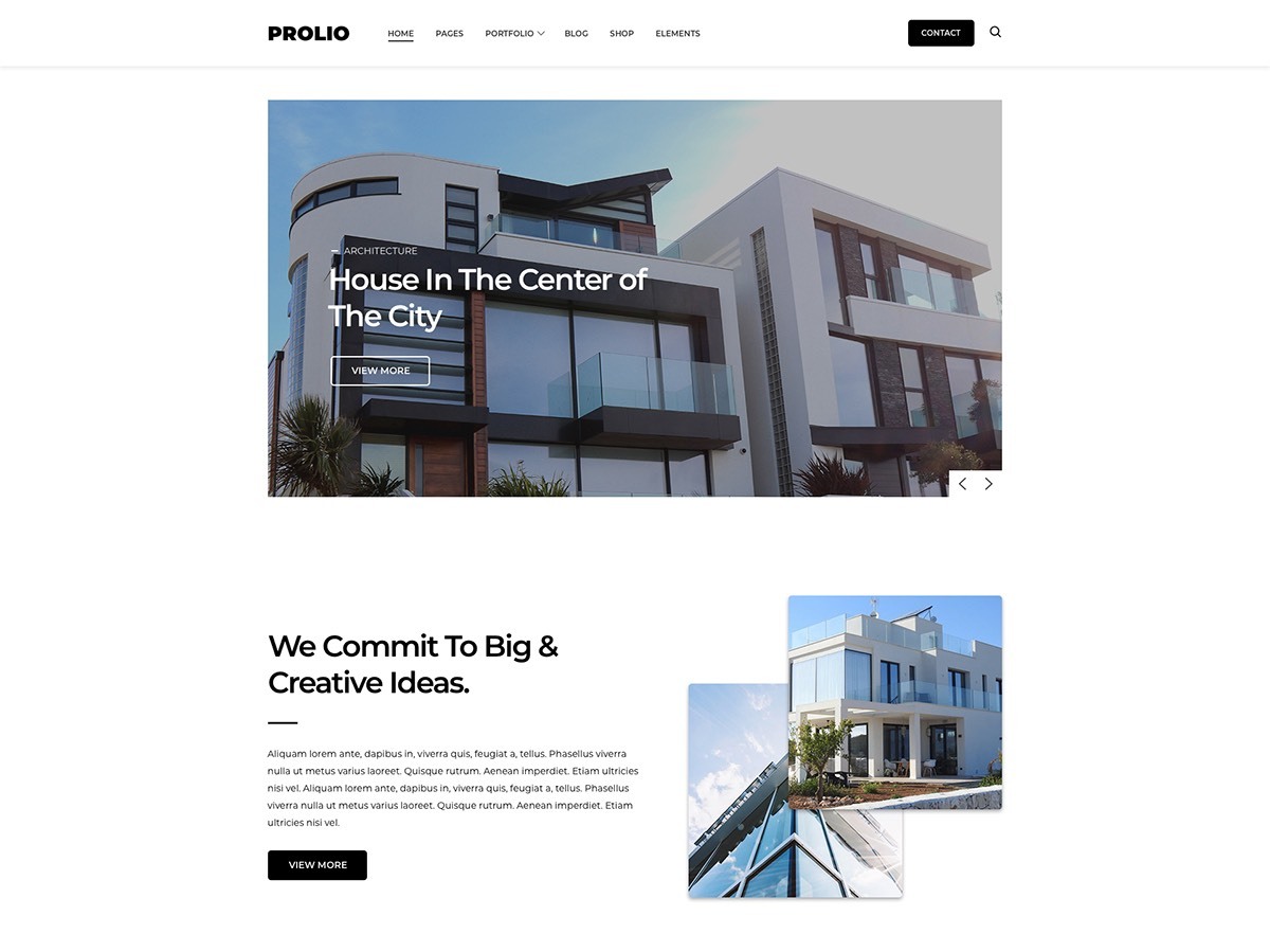 Proframe personal WordPress theme Proframe personal WordPress theme