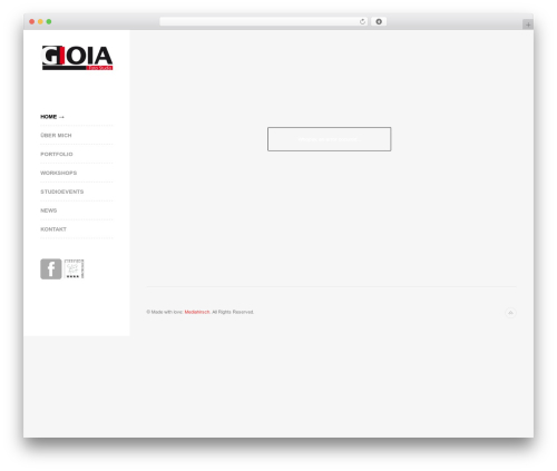 Raw top WordPress theme - foto-studio-gioia.ch