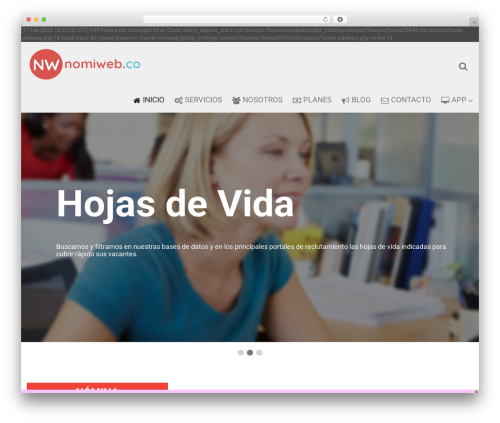 Theme WordPress Cherry Framework - nomiweb.co