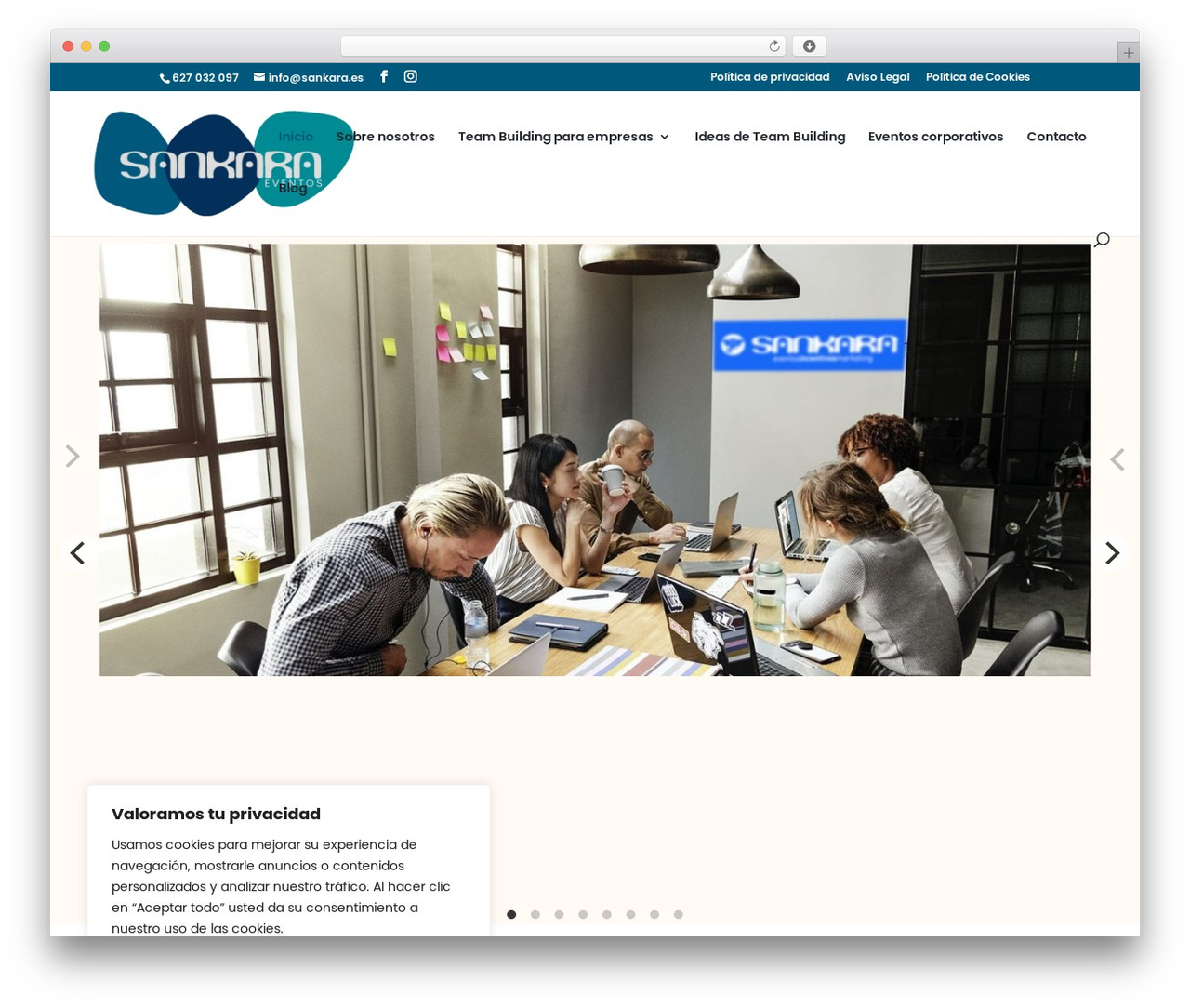 Theme WordPress Divi - sankara.es