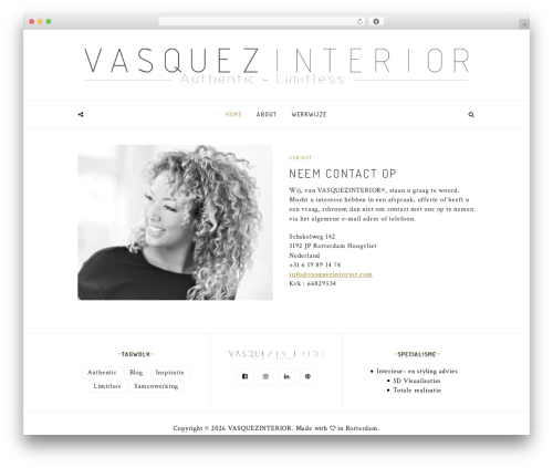 Theme WordPress Writsy - vasquezinterior.com
