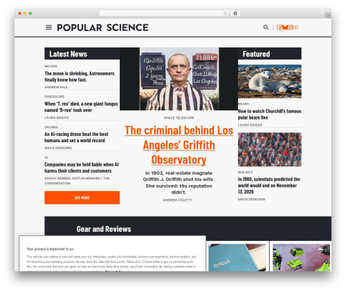 Theme WordPress Recurrent Base Theme - www.popsci.com