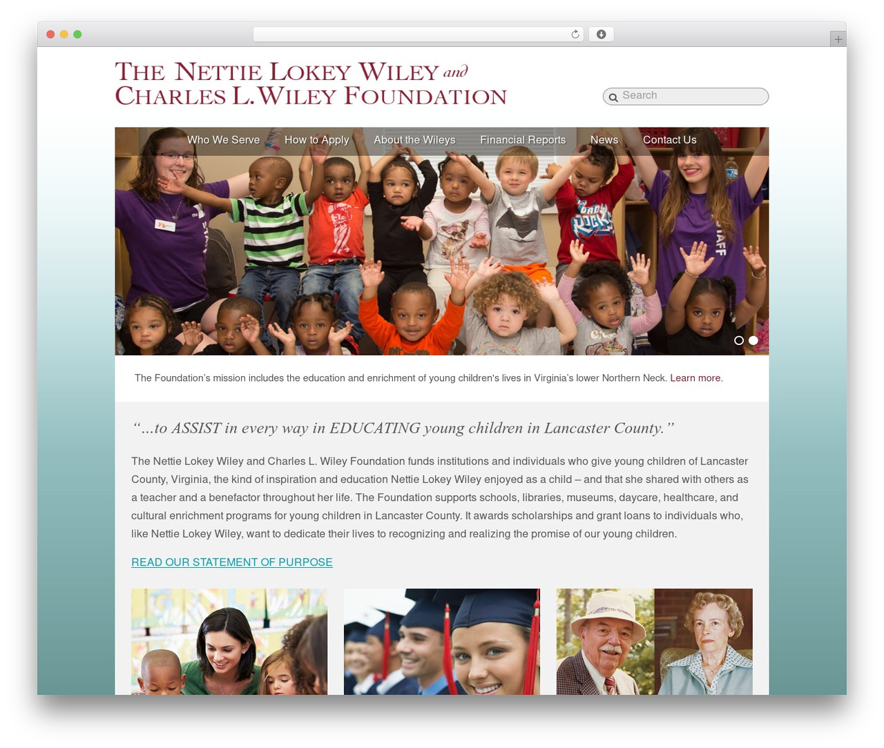 Wiley2016 theme WordPress - wileyfdn.org