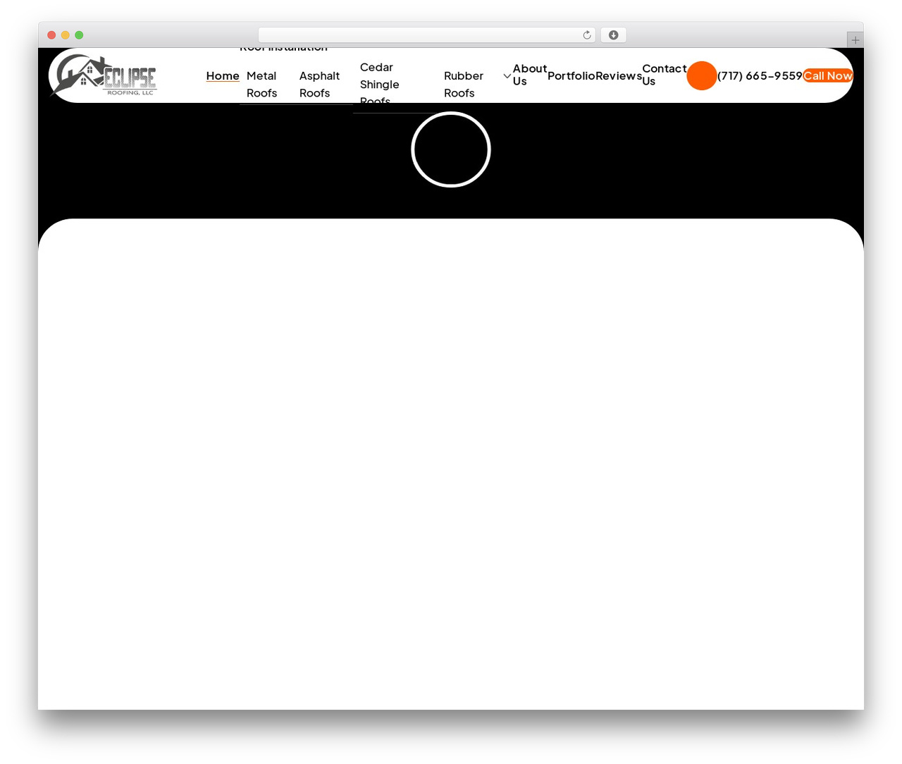 WordPress theme Eclipse Roofing - eclipseroofing.net