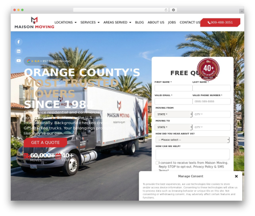 Sm integration WordPress plugin - maisonmoving.com