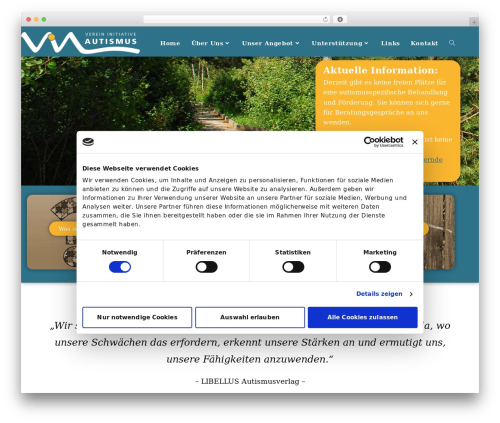 WordPress theme OceanWP - via-autismus.at