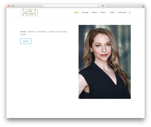 WordPress theme Divi - kristamarchand.com