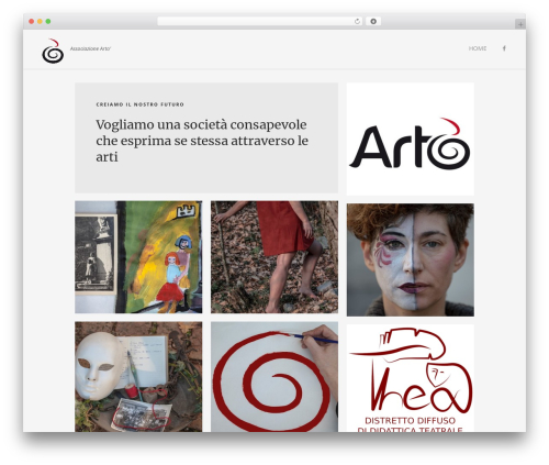 WordPress theme Hempstead - artoitalia.org