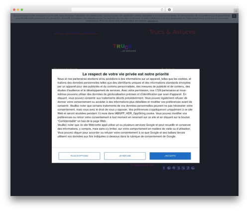 WordPress theme Water - missastuces.unblog.fr