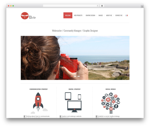 WordPress website theme Avrora - ce-graphics.eu
