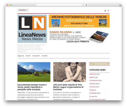 Apollo WordPress theme - lineanews.it