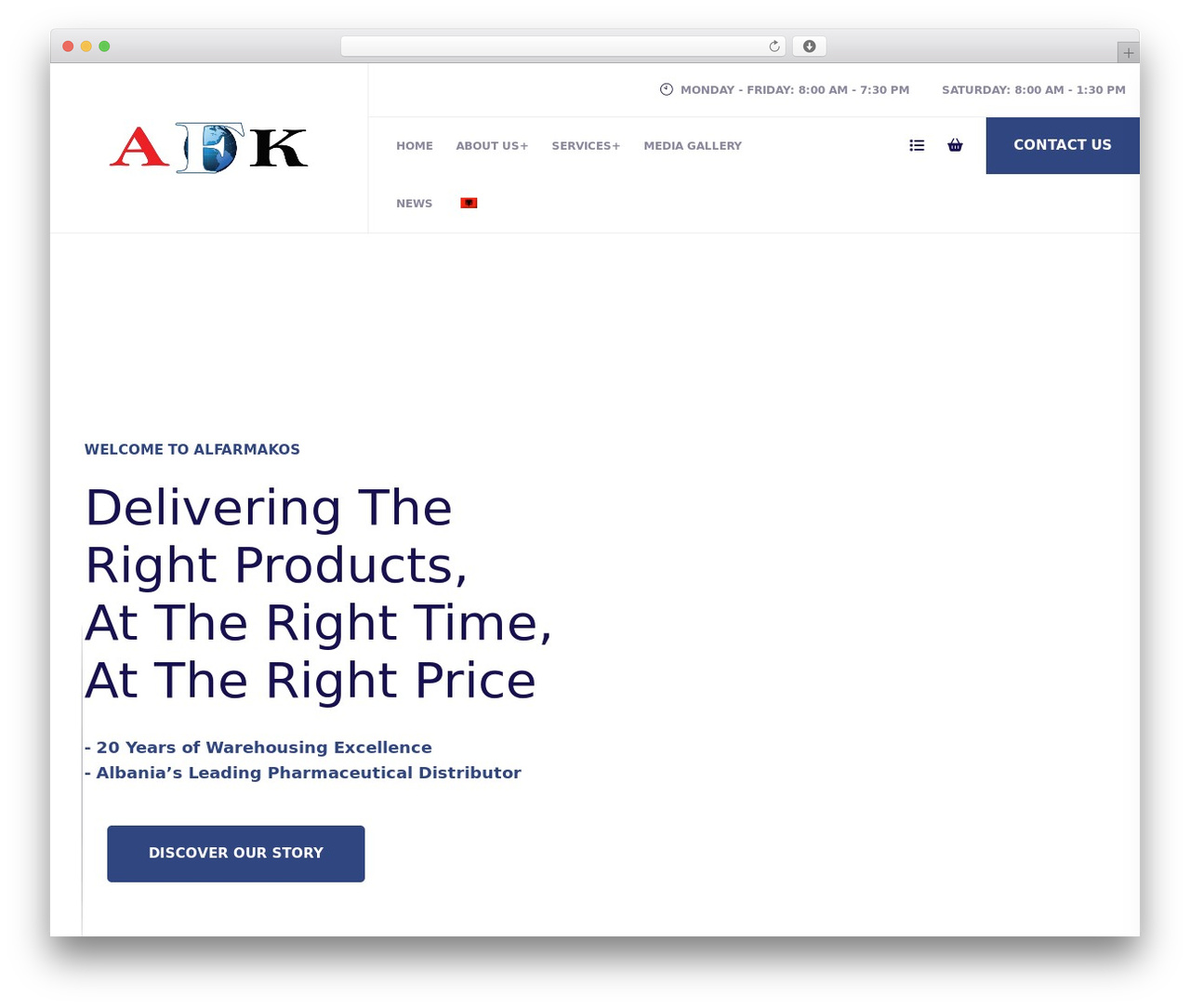 Bioxlab theme WordPress - alfarmakos.com