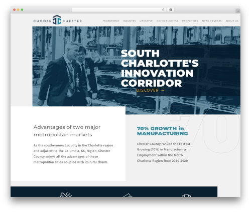 CCED Theme WordPress theme - choosechester.com