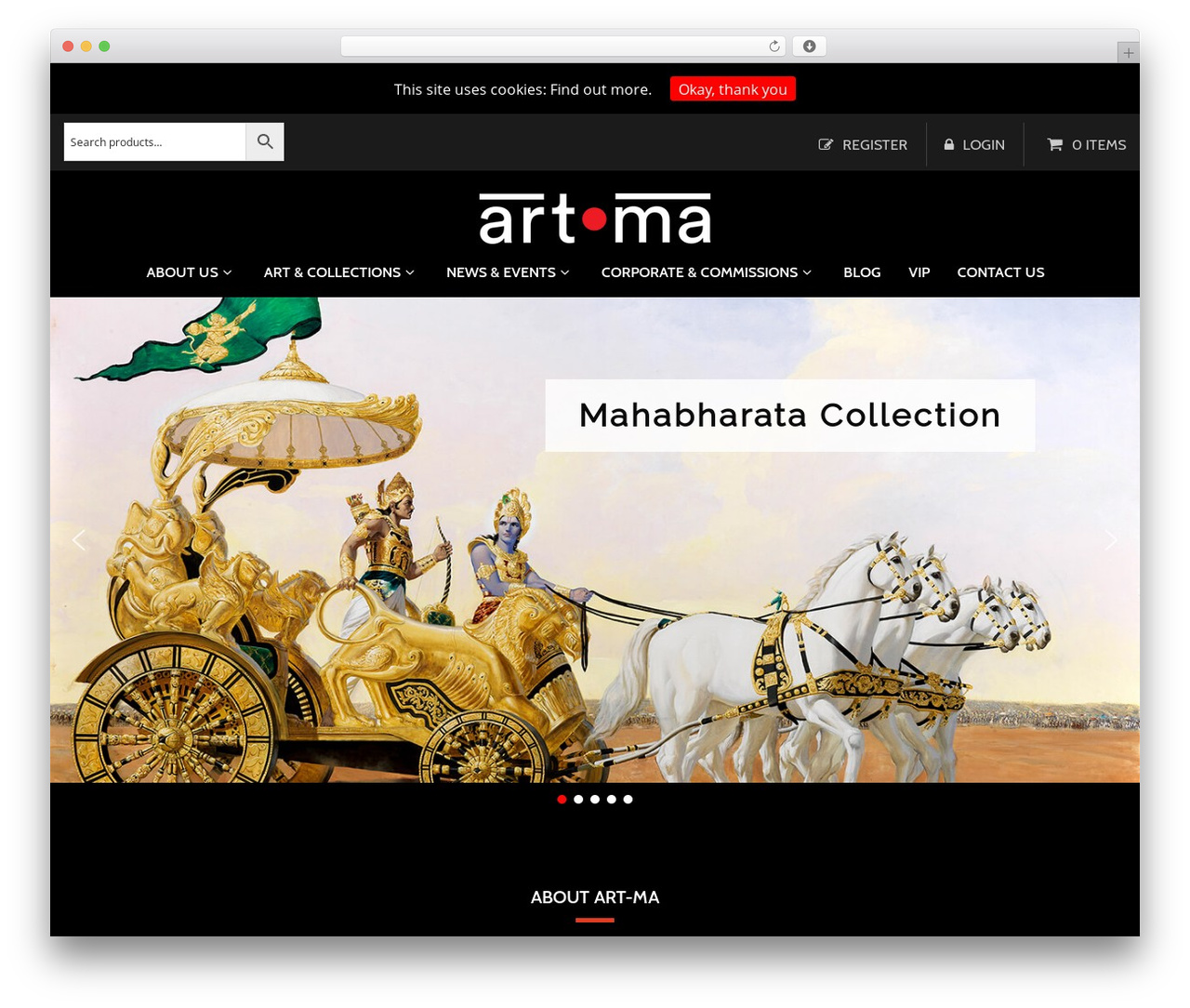 Cherry Framework WordPress theme - art-ma.com