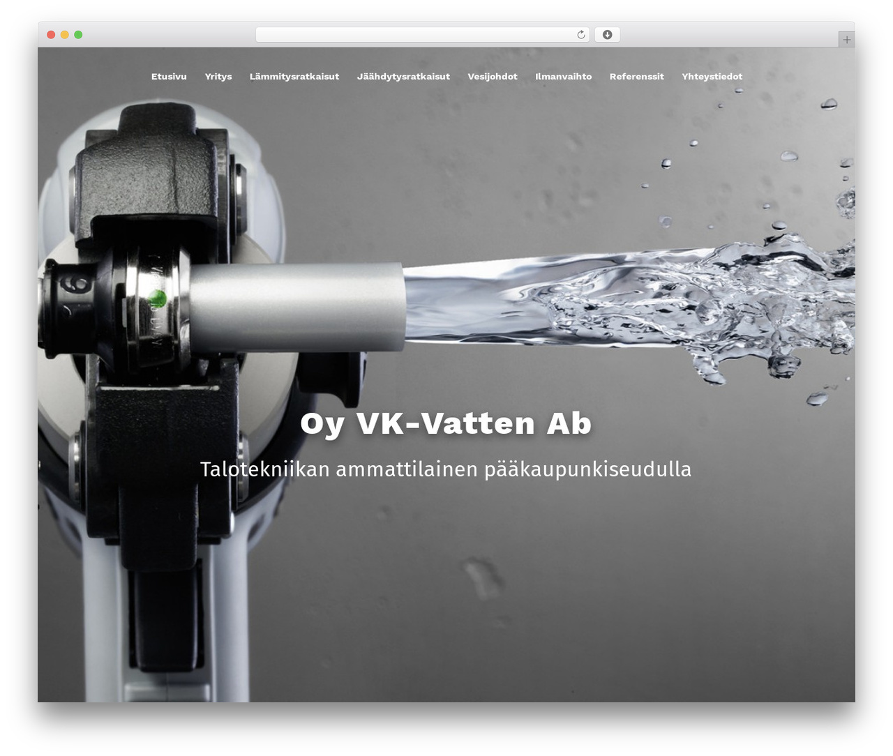 Carlos theme WordPress - vk-vatten.fi
