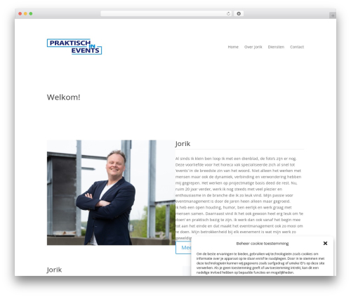 Divi WordPress theme - praktischinevents.nl