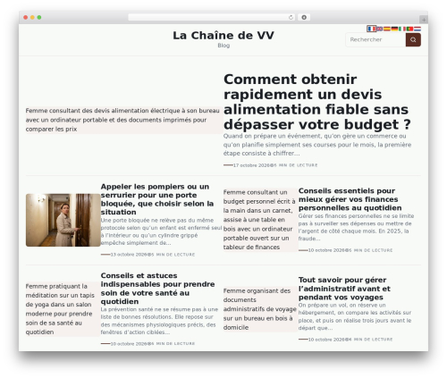 Esteem WordPress theme - lachainedevv.com