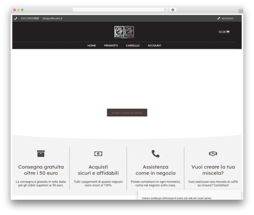 Hello Elementor theme WordPress - caffecatto.it