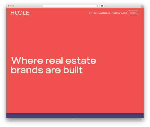 Hoole Website Framework theme WordPress - hoole.co