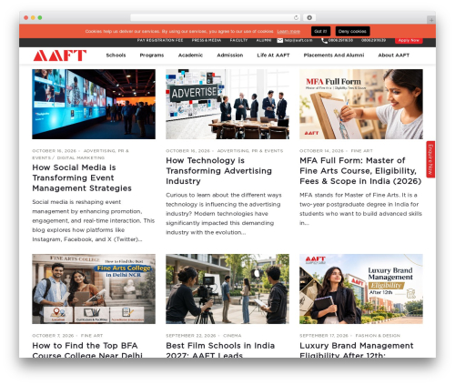 Munfarid WordPress theme image - aaft.com/blog