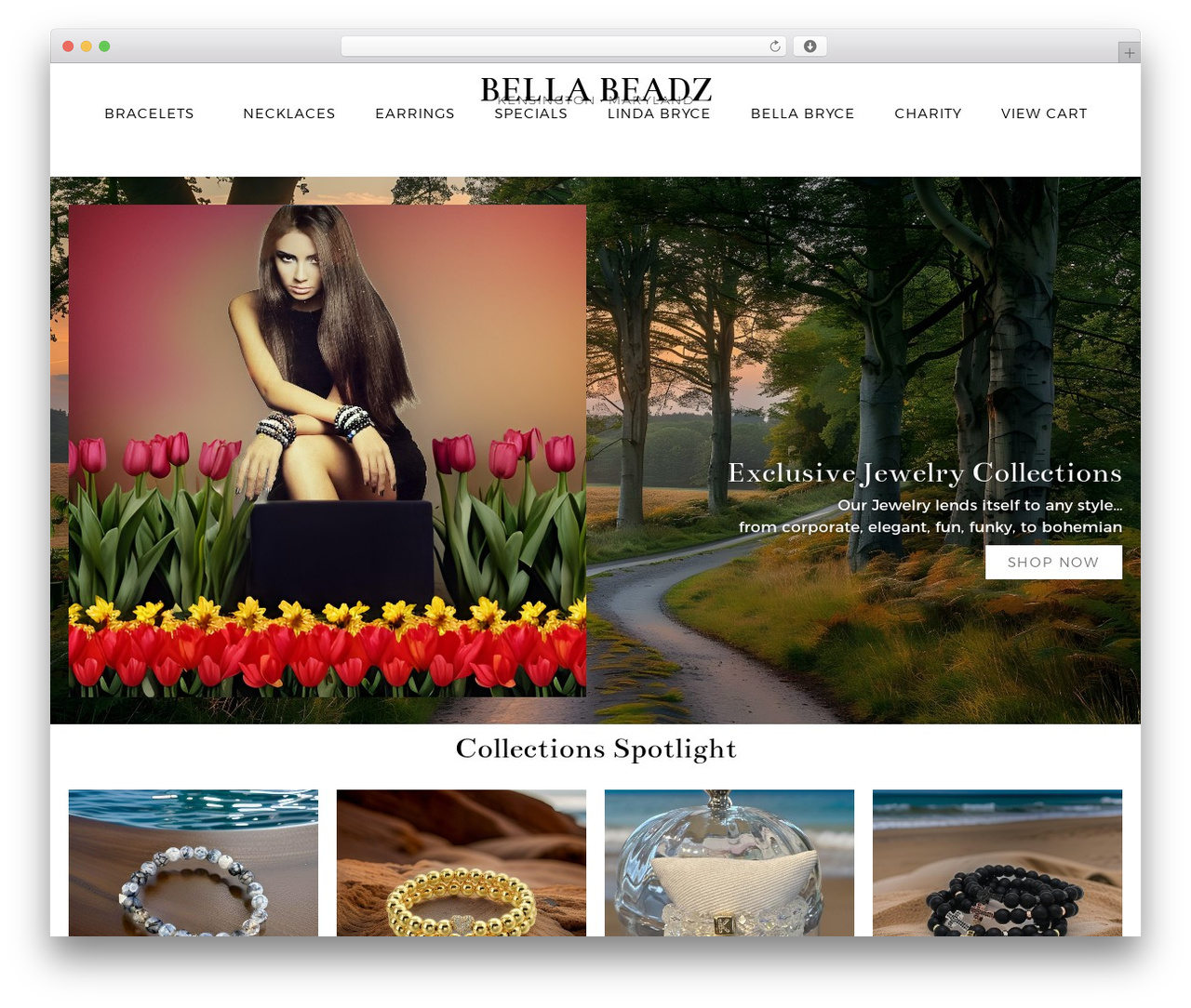 Theme WordPress Custom Theme - bellabeadz.com
