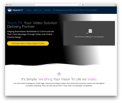 WordPress theme Coven - teachpit.com