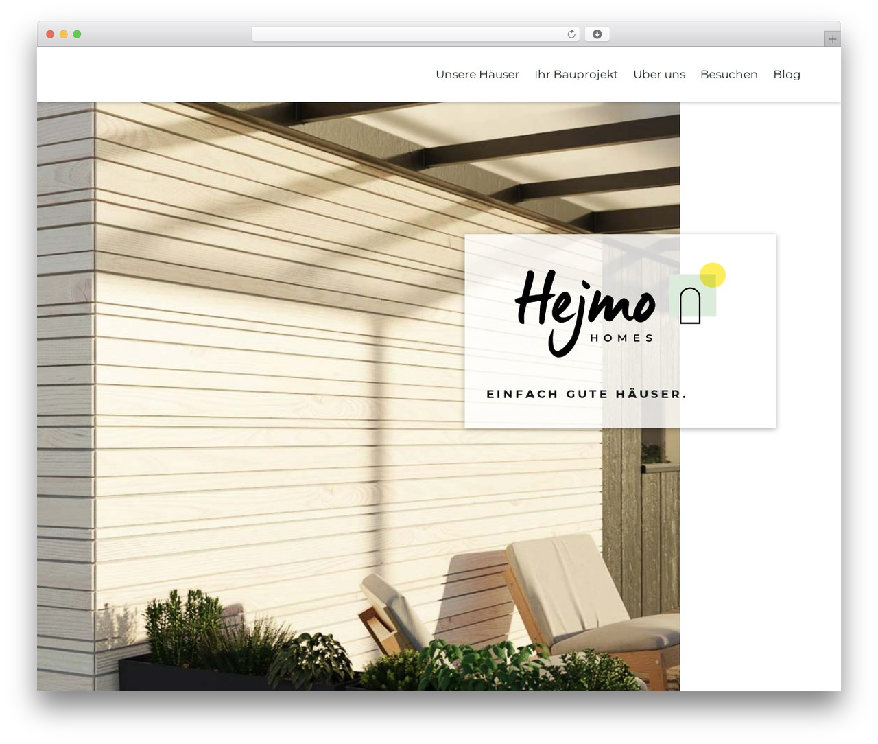 WordPress theme Divi - hejmo-homes.com