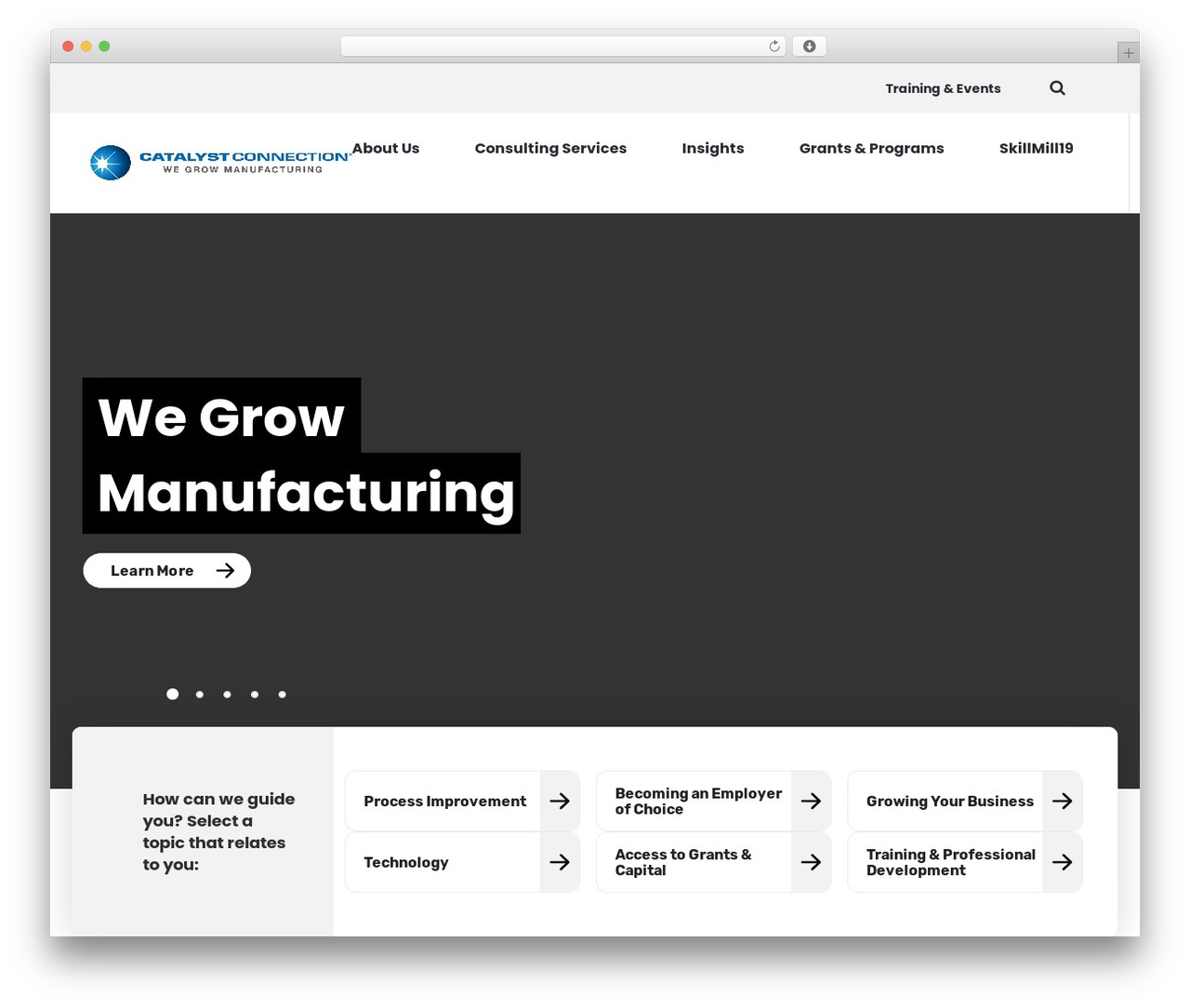WordPress theme DOM Templating Framework - catalystconnection.org