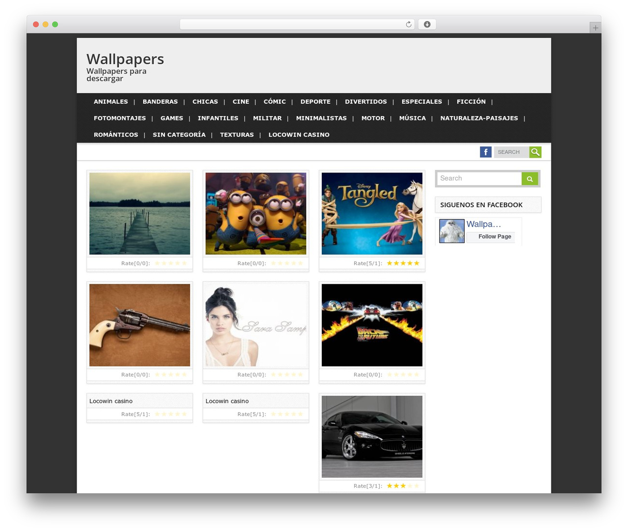 WordPress theme Gambar - wallpapers.org.es WordPress theme Gambar - wallpapers.org.es