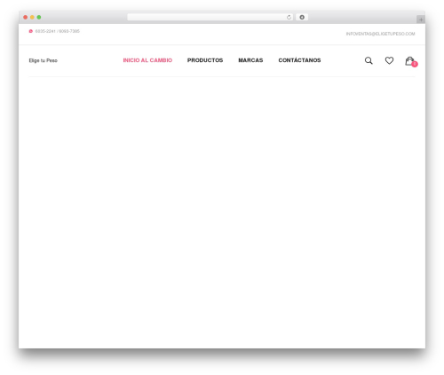 WordPress theme Samex - eligetupeso.com