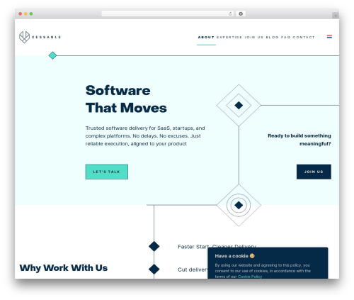 WordPress theme Xessable Theme - xessable.com
